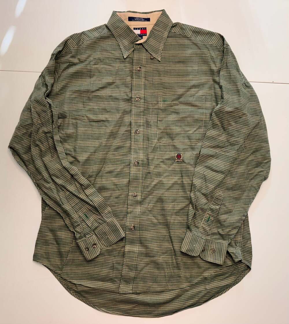 Vintage Tommy Hilfiger Long Sleeve Button-Down Check Shirt